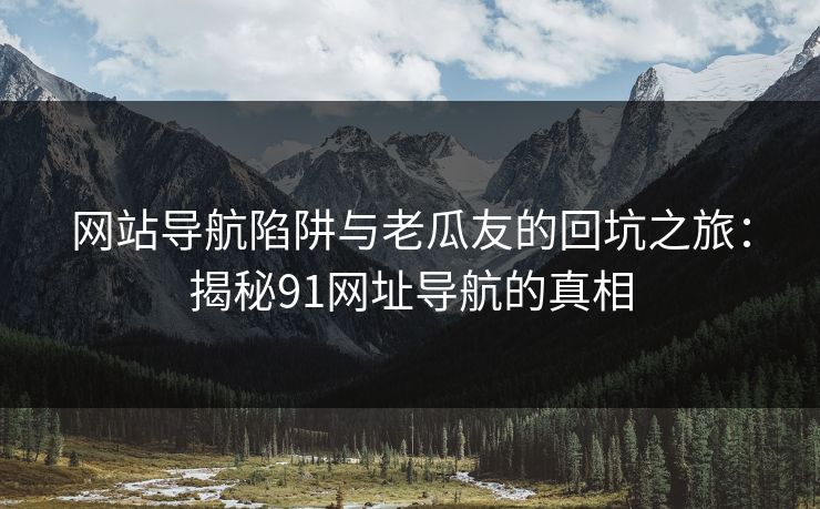 网站导航陷阱与老瓜友的回坑之旅：揭秘91网址导航的真相