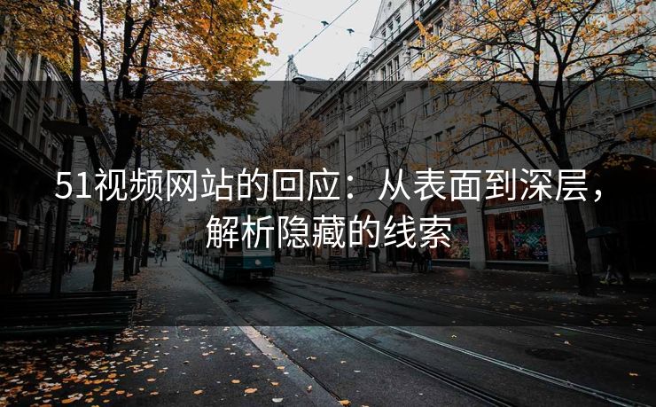 51视频网站的回应：从表面到深层，解析隐藏的线索
